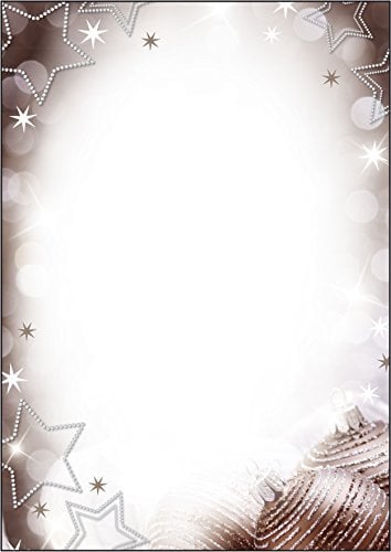 SIGEL DP020 Briefpapier Weihnachten, Christmas Diamond, A4, 25 Blatt