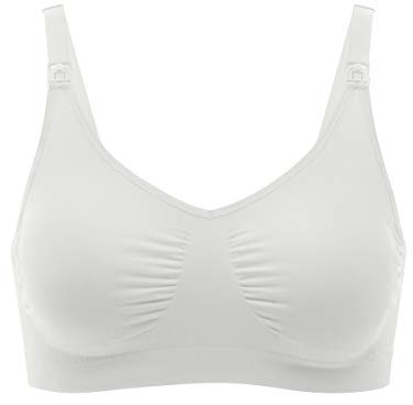 Medela Women's Maternity and Nursing Bra - Seamless, non-wired bra for pregnancy and breastfeeding with stretchy band and breathable fabric for all-day comfort
