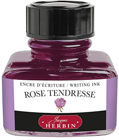 Jacques Herbin 13061T Tinte für Füller, 30 ml, zartrosa