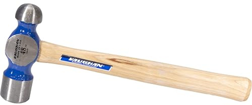 Vaughan Ball Pein Hammer, 48 oz, Hickory Handle, American High Carbon Steel, TC848