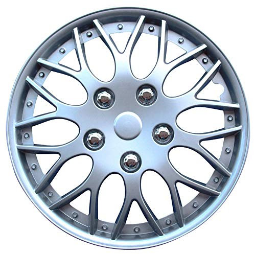 AUTO-STYLE Satz Radzierblenden Missouri 16-Zoll Silber