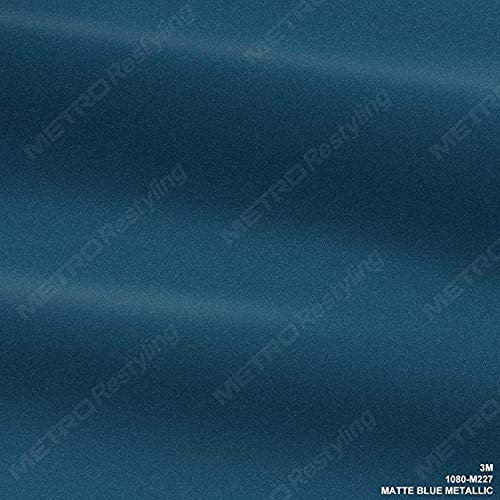 3M 1080 M227 Autofolie, matt, Blau, metallisch, 30 x 30 cm