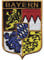 Aufnäher - Bayern Wappen - 00067 - Gr. ca. 5 x 7cm