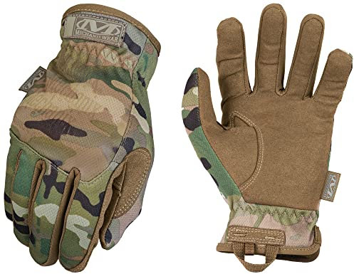 Mechanix Wear - MultiCam FastFit Guantes (Grande, camuflaje)