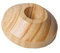 Merriway BH01931 (2 Pcs) Wooden Radiator Pipe Rose, Pine For 15mm Pipes - Pack of 2 Pieces