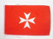 AZ FLAG - Flagge Geschichte des Johanniterordens Tätigkeit - 45x30 cm Mit Kordel - Malta Orden Fahne 30 x 45 cm - Flaggen