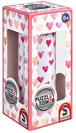Puzzle Tower für Erwachsene. Herzen