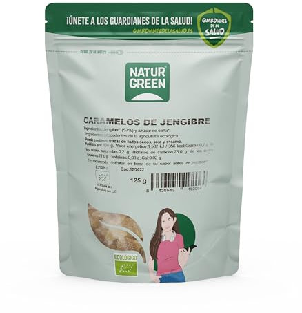 NaturGreen Caramelos de Jengibre - 125 g