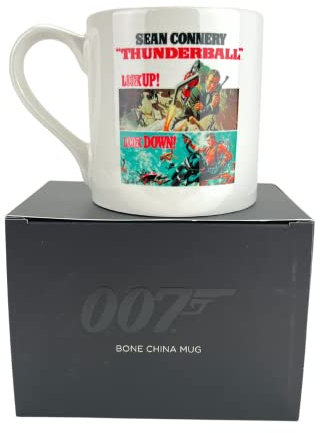 Pyramid International MGBC23120 James Bond (Thunderball) Porzellanbecher, Keramik, mehrfarbig, 12,5 x 8,5 x 9 cm