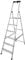 KRAUSE Stehleiter Safety, 6 Stufen, 126344