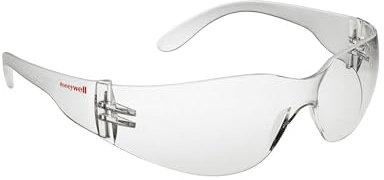 Honeywell XV100 1028860 Lentes de seguridad con montura transparente, lentes de capa dura antiarañazos, ligeras, protección periférica (1 pieza)
