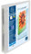 Exacompta - Réf. 51568E - Carton de 12 classeurs personnalisable 1 poche - 4 anneaux ronds 30 mm - Dimensions extérieures : 32 x 26,8 cm - A4 Maxi - Incolore