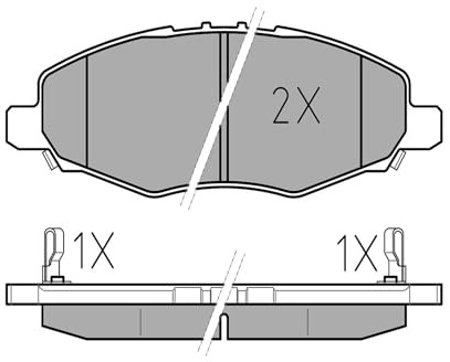 Meyle 025 245 2316/W Brake Pad Set, disc brake