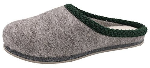 Pfüller Filzschuhe Erzgebirgische Walker Hausschuhe Wollfilz (44, Gummisohle (Porosohle))