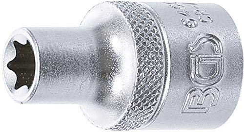 BGS 6460 | Douille pour clé, profil E | 12,5 mm (1/2) | E10