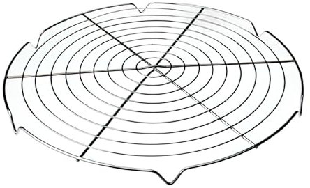 Ibili 780730 Grille ronde à gâteaux 30cm, Argenté, 1 - Pack