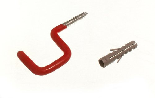 200 X Red Wandhaken Leiter Haken Utility Tool Lagerung Mit Dübel