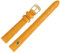 MARBURGER Uhrenarmband 12mm Leder Orange Gold Alligator Prägung Mit Naht - Montage Set 5281246000220