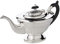 EDZARD Teekanne Queen Anne (für 900 ml) Kanne für Tee, Höhe 16 cm, Breite 14 cm, Länge 28 cm, Fuß 8x10cm