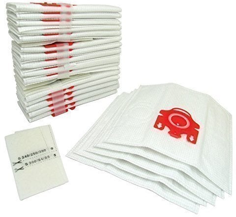 20 Vacuum Cleaner FJM Type Dust Bags Compatible with Miele S511-1, S374, S4212 Plus, S4581, S512, S378