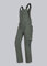 BP 1798-720-70-52s Latzhose, Stretch-Hosenträger mit Clipbefestigungen, 305,00 g/m² Verstärkte Baumwolle, olivgrün/anthrazit, 52s