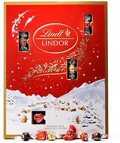 Lindt & Sprüngli Lindor Adventskalender, 1er Pack (1 x 290 g)