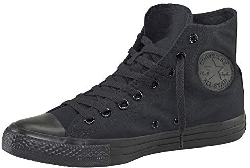 Converse Mens All Star Hi Top Trainers Black 12 UK