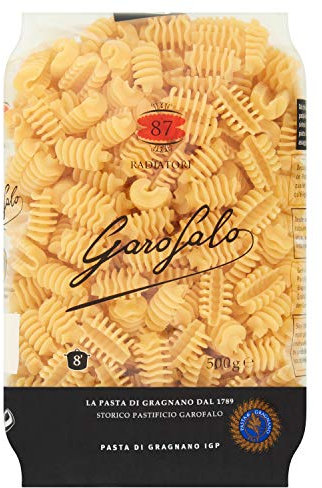 Garofalo Radiatori gerippte kuzre Pastaform, 4er Pack (4 x 500 g)