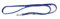 IDC Color & Gray verstellbare Leine mit Doppelkarabiner, 20 mm x 2,2 m, Blau-Grau