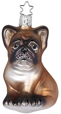 Inge Glas Christbaumschmuck Französische Bulldogge
