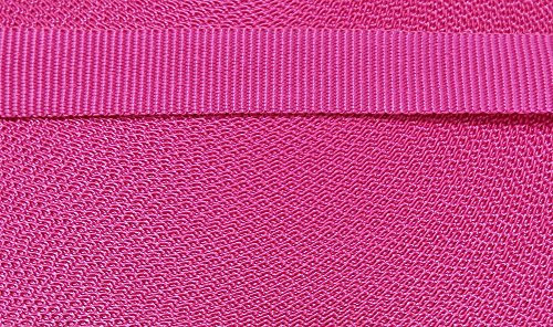 3 m PP Gurtband 25 mm pink