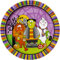Little Monsters Halloween Party Plates x 8