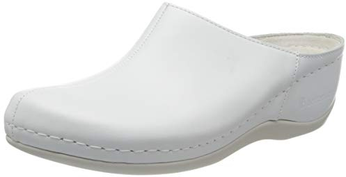 Berkemann Jada 01753-101, Damen Clogs & Pantoletten, Weiß (weiß 101), EU 37.5 (UK 4.5)