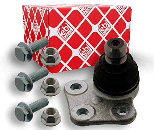 febi bilstein 39024 Traggelenk mit Schrauben und Sicherungsmuttern, 1 Stück | Kompatibel mit: RENAULT KANGOO / GRAND KANGOO II, KANGOO BE BOP, KANGOO Express