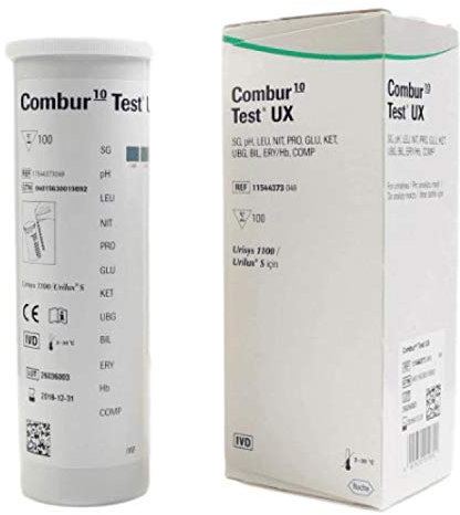 Combur 10-Test UX Pack: 100 Teste | Packung (100 Tests)