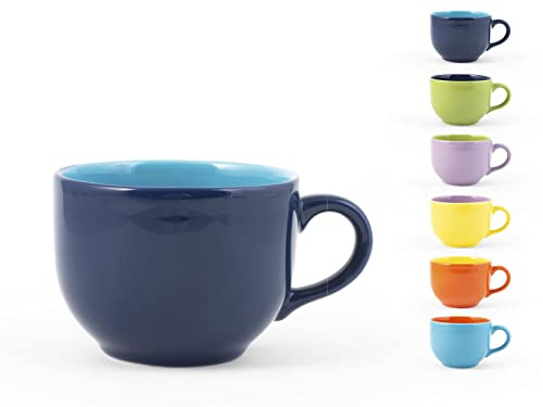 Home Conjunto De 6 Tazas De Cerámica De Samba Sin Platos De Desayuno Cc570
