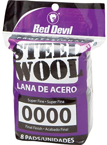 Red Devil 0320 8 Pack No. 0000 en laine d'acier