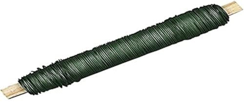 Rayher Fil di Ferro per Fiori, Spoletta Legno, Verde Scuro, 0,50 Mm Ø, 100G, Bus.Blis. 1 Pz, 2425513