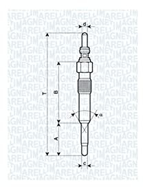 Magneti Marelli 062900028304 - Glühkerze