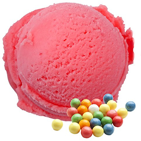 Kaugummi Geschmack Rosa 1 Kg Gino Gelati Eispulver für Milcheis Softeispulver Speiseeispulver