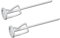 2er Set DEWEPRO® Universal Rührquirl - Allround Rührstab mit gezacktem Polyamid-Kopf ø125x600mm Universalrüher M14-Gewinde, Rührquirl zum Verrühren von Farben und feinkörnigen Klebstoffen