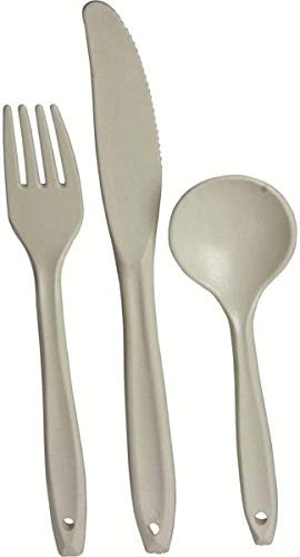 Highlander Campingbesteck 3-teilig aus Polycarbonat, CP003