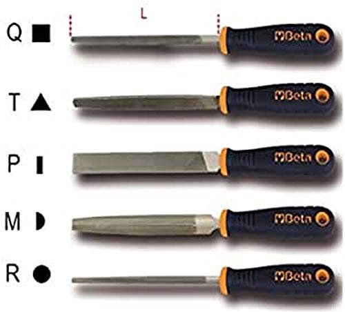 Beta 1719BMA6/T - Lime triangolari a taglio mezzodolce, con impugnatura