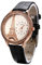 JewelryWe Damen Armbanduhr, Analog Quarz, Exquisite Leder Armband Uhr mit Strass Eiffelturm Zifferblatt, Schwarz