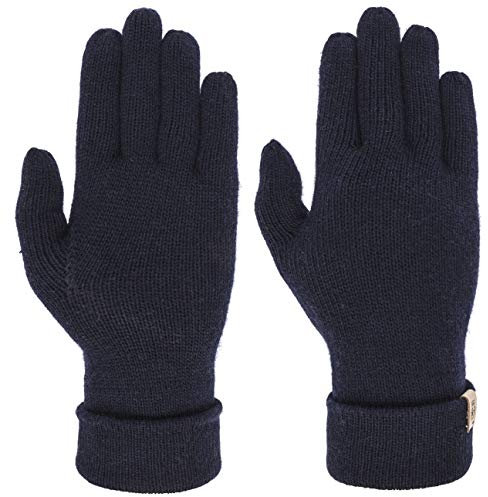 Roeckl Fingerhandschuhe Handschuhe mit Kaschmir Strickhandschuhe (One Size - blau)