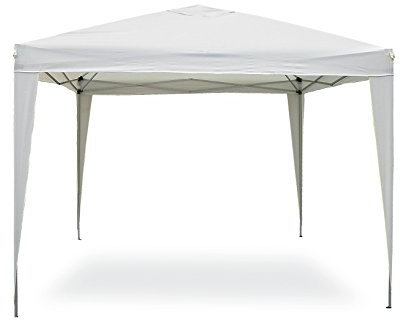 Linea Garden Friend Gazebo pop up da 3x3 mt Colore bianco struttura in acciaio Copertura in poliestere 160gr/m² Completo di borsa per trasporto