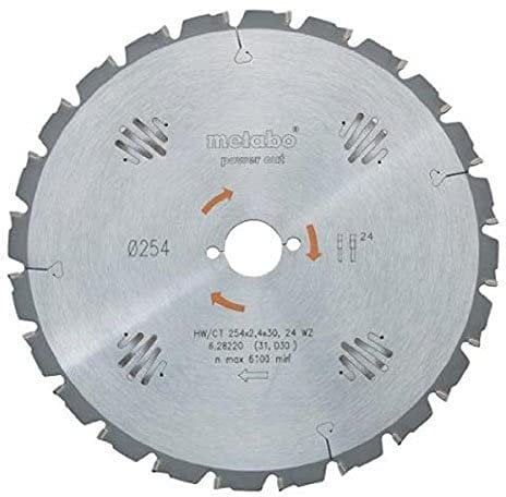 Metabo 628016000 315 x 30 mm, 24 denti, HW/CT-Lama per sega circolare