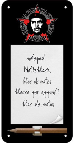 Nostalgic-Art 84012 Che Guevara, Notizblock-Schild, 10 x 20 cm