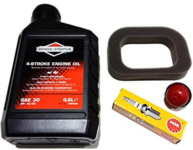 Wadoy Mountfield Lawn Mower Service Kit & Primer Bulb Suitable for the RS100 Engine