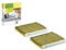 MANN-FILTER FP 2533-2 Innenraumfilter/Kabinenluftfilter - FreciousPlus Biofunktionaler Pollenfilter - (2er Set) für Pkw + Transporter
